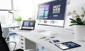 istockphoto 1201166649 170667a office responsive devices design website 3d rendering